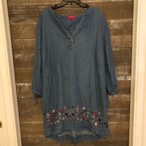 Simply southern embroidered dress-XXL